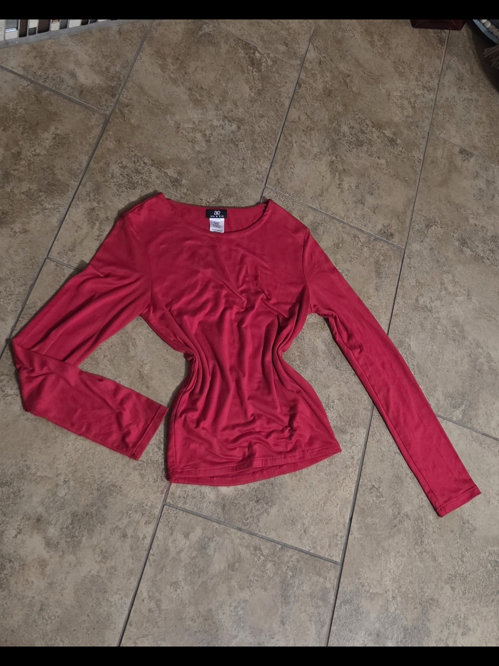 Long Sleeve Red Top by æ